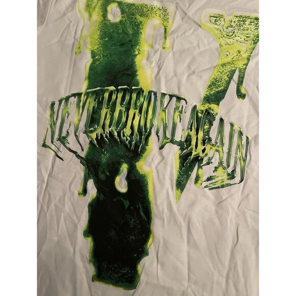 Vlone x Never Broke Again "Slime" NBA Men's Size Small T-shirt White - Picture 8 of 8